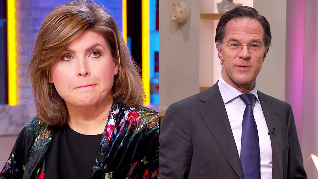 Angela de Jong en Mark Rutte