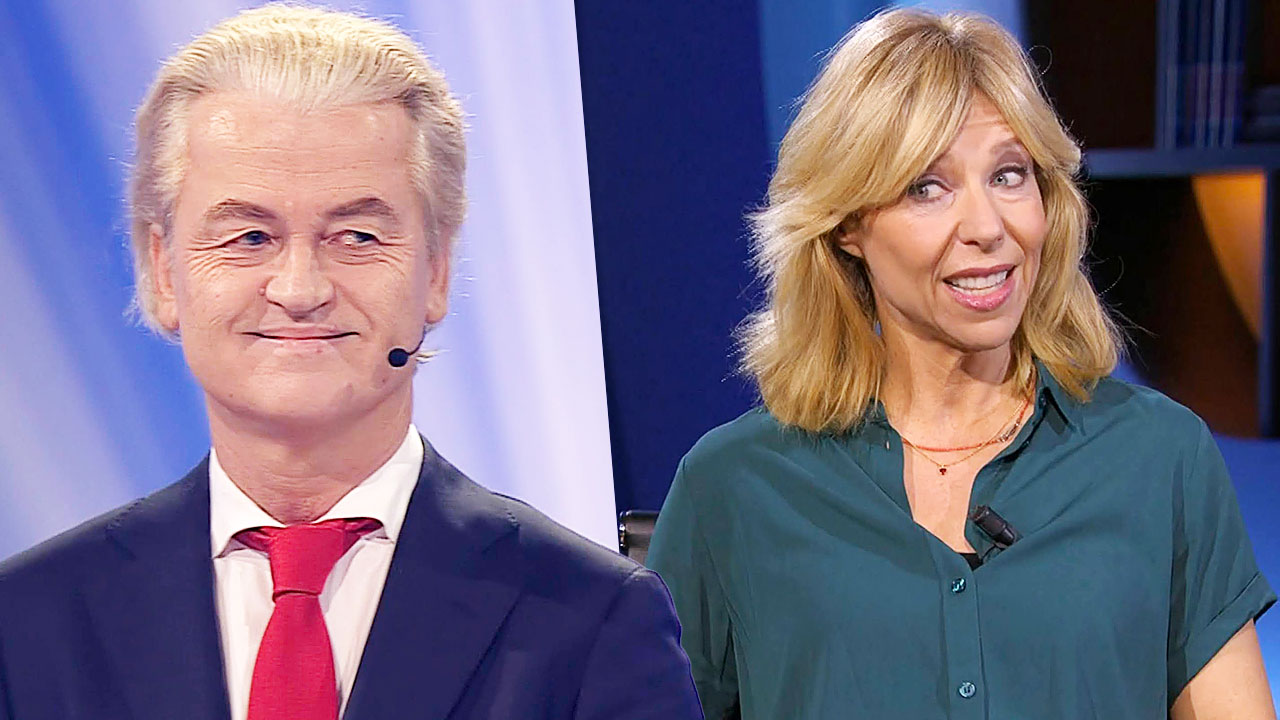 Geert Wilders en Claudia de Breij