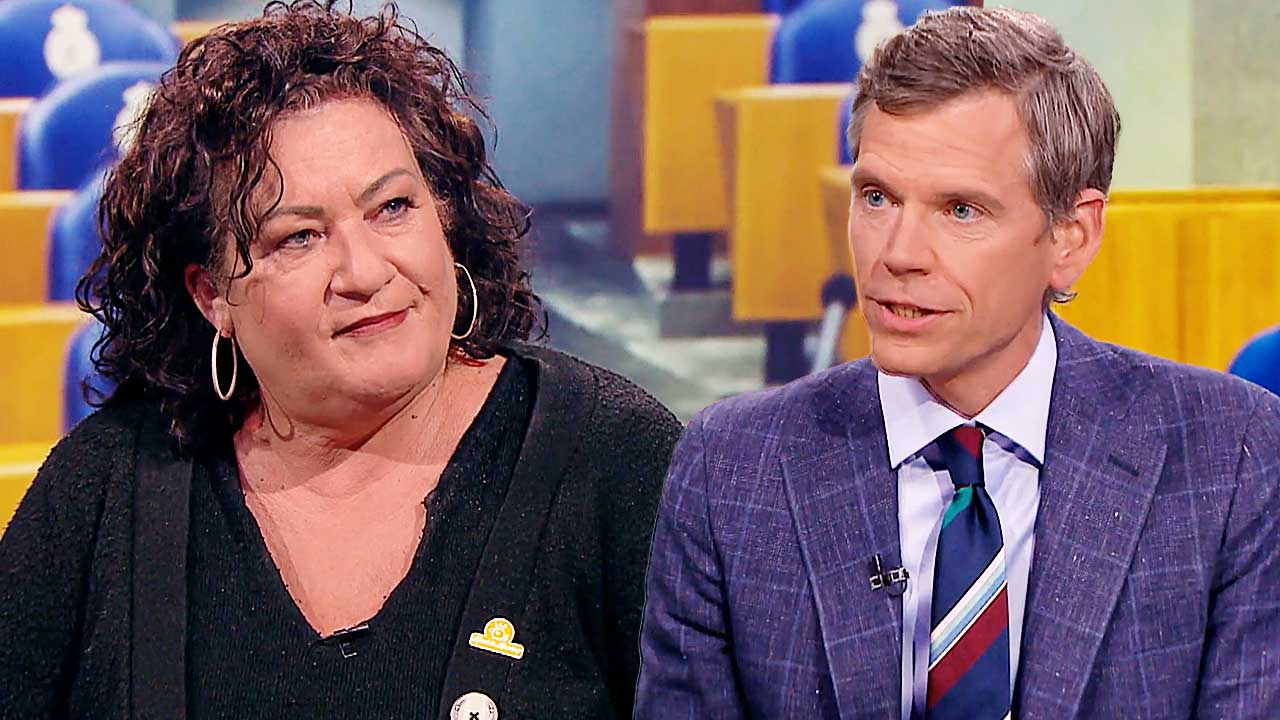Caroline van der Plas en Jeroen Wollaars