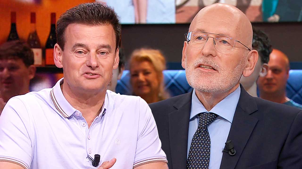 Frans Timmermans schrikt van Wilfred Genee: 'Wat gebeurt hier?!'