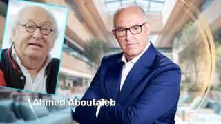 Youp van 't Hek en Ahmed Aboutaleb