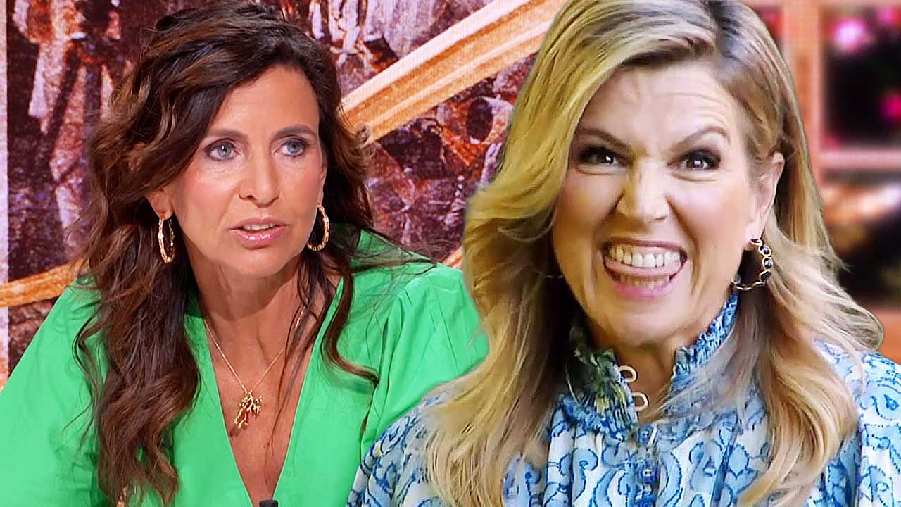 Sandra Schuurhof en koningin Máxima